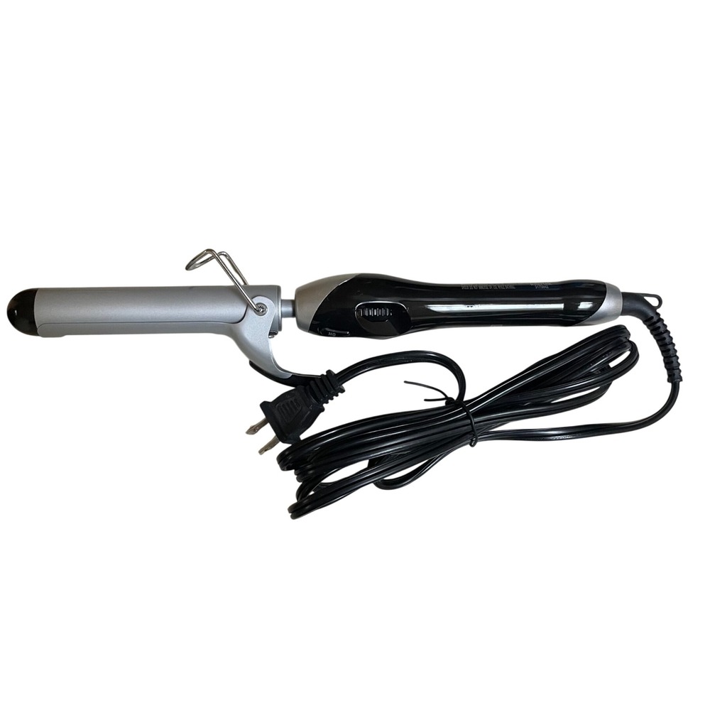 Gold N Hot Professional Infrared‎ Spring Curling Iron GH3115 Black Silver 1 Inch